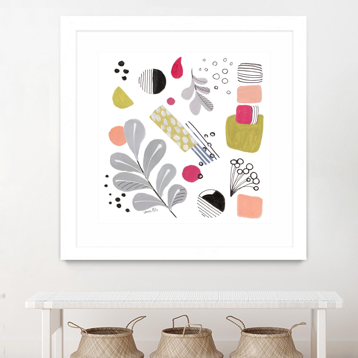 Mother Nature I by lanie Loreth on GIANT ART - multi leaves