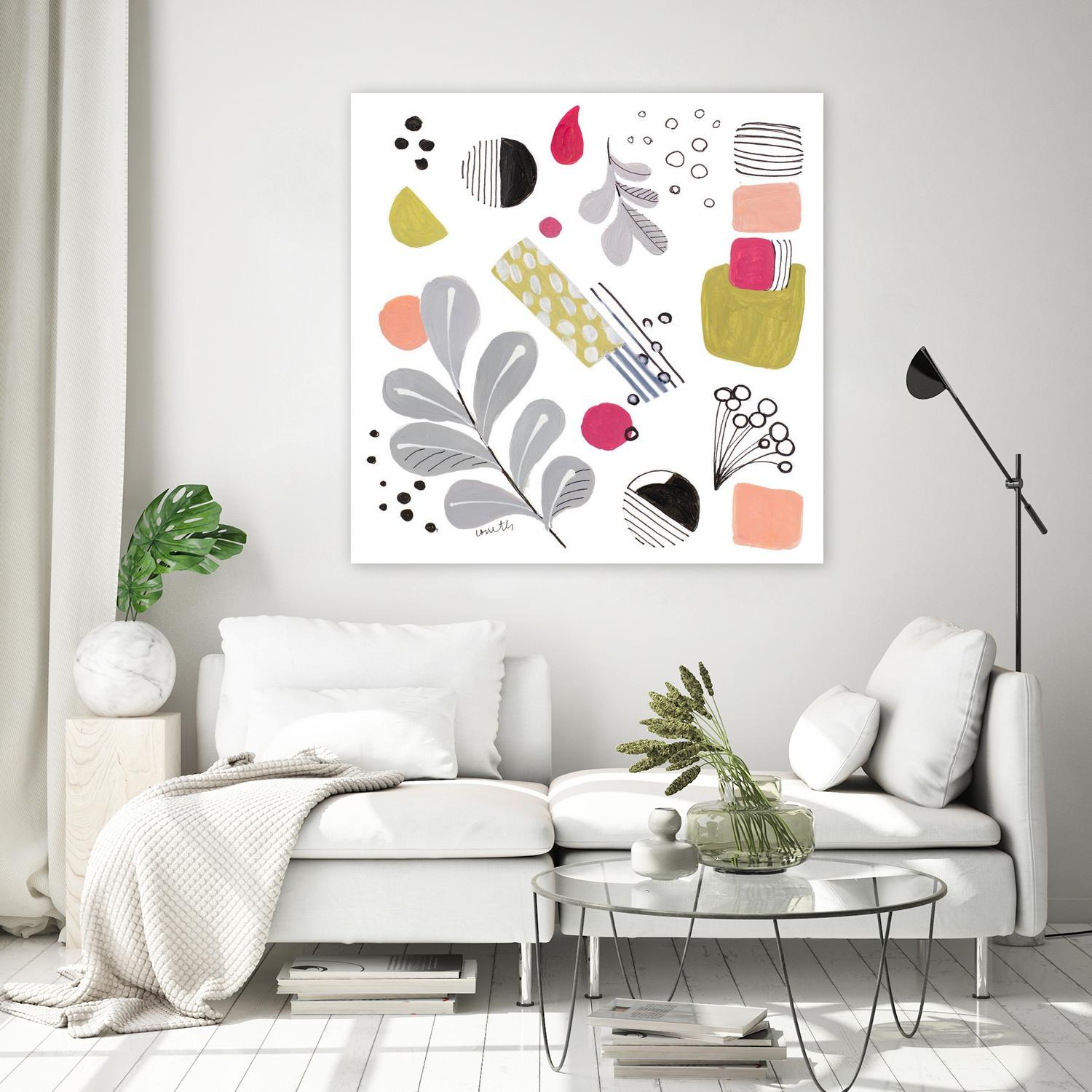 Mother Nature I by lanie Loreth on GIANT ART - multi leaves