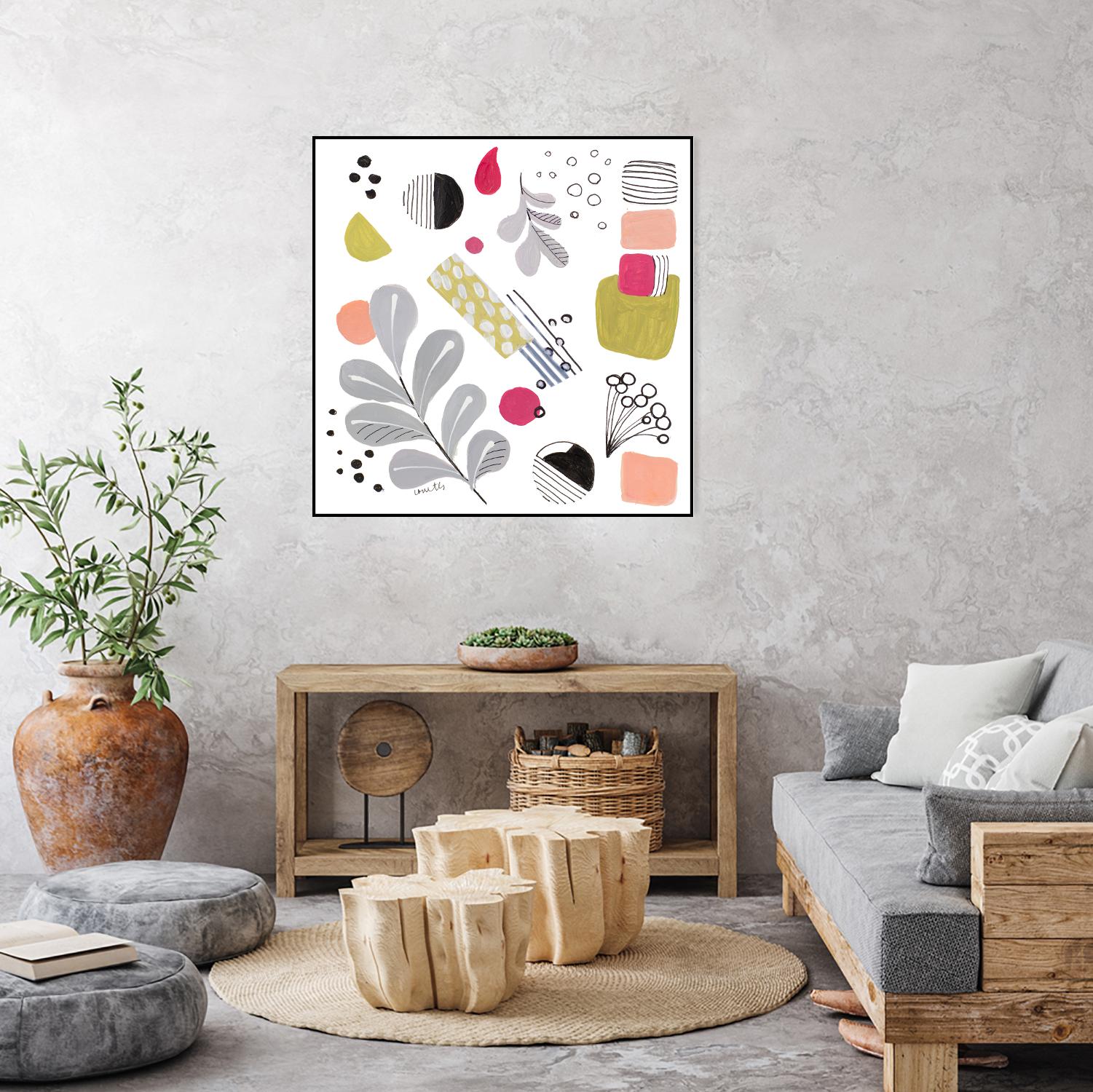 Mother Nature I by lanie Loreth on GIANT ART - multi leaves