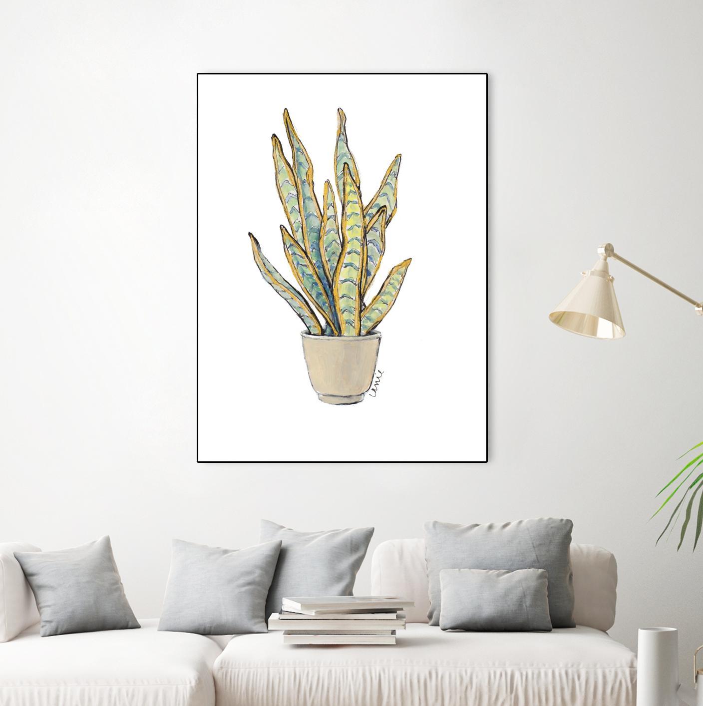 Mother In Law Plant in Pot by Lanie Loreth on GIANT ART - floral southwestern and western