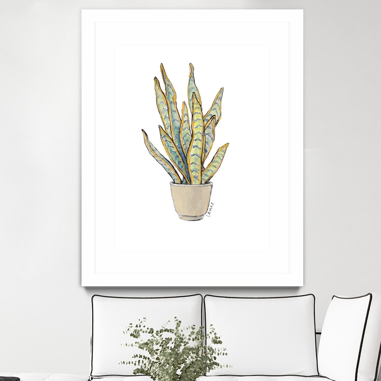 Mother In Law Plant in Pot by Lanie Loreth on GIANT ART - floral southwestern and western