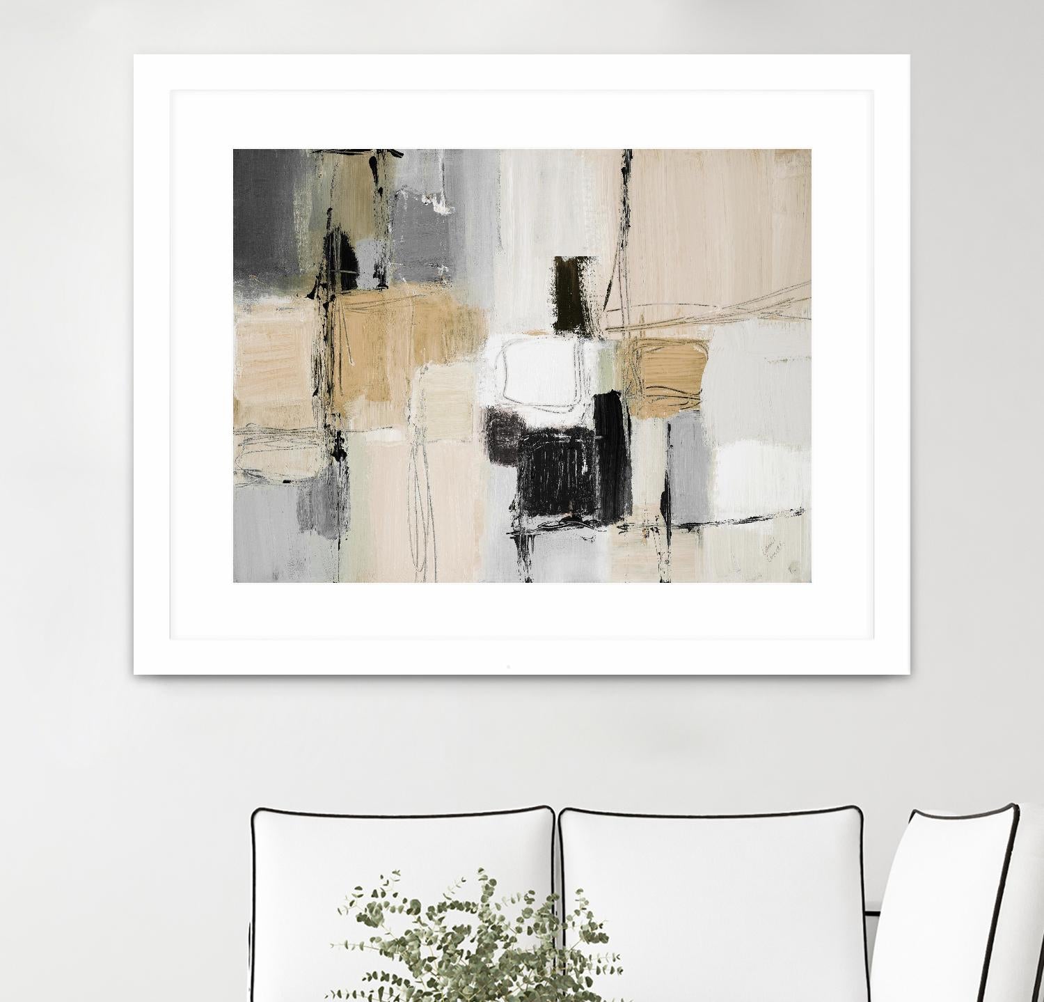 Neutral Variety by Lanie Loreth on GIANT ART - beige abstract