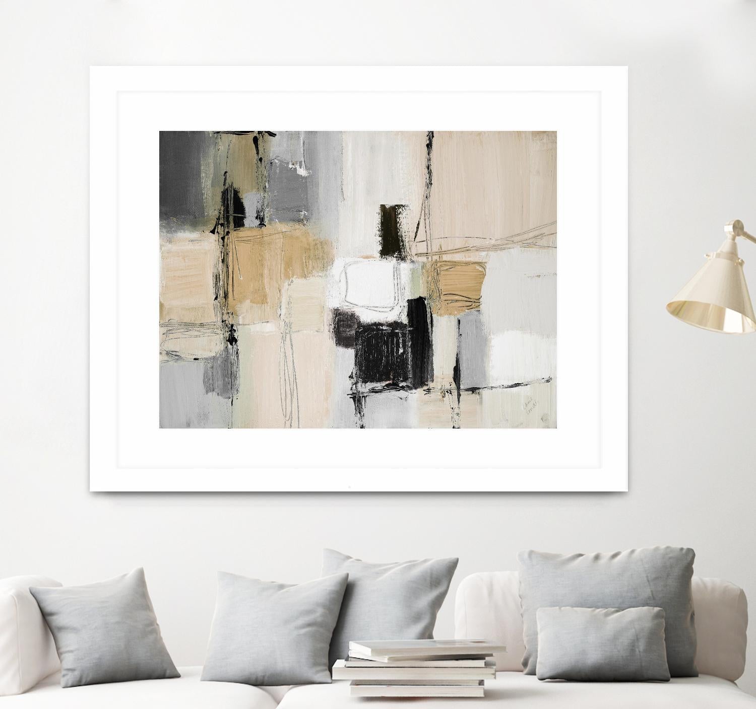 Neutral Variety by Lanie Loreth on GIANT ART - beige abstract