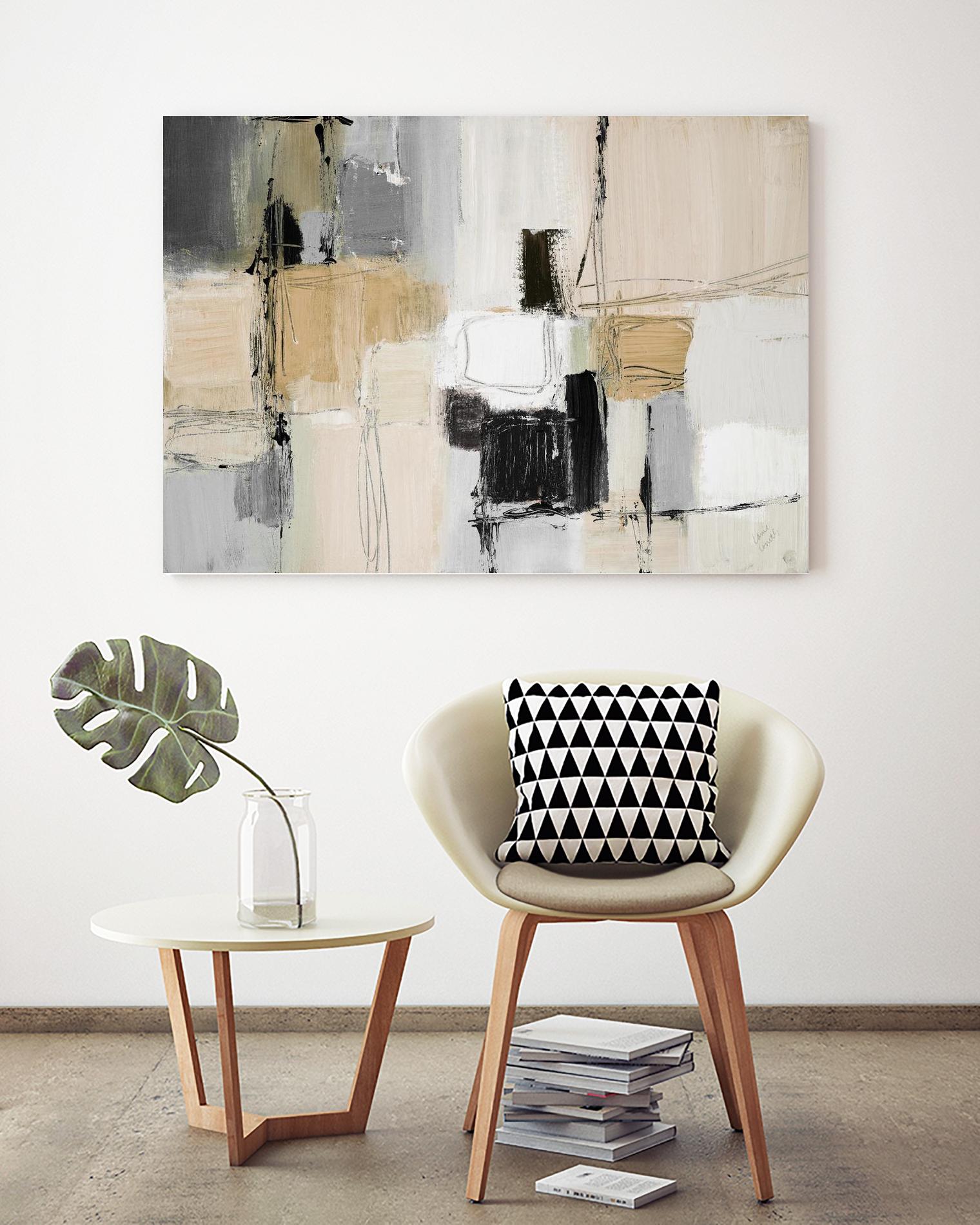 Neutral Variety by Lanie Loreth on GIANT ART - beige abstract
