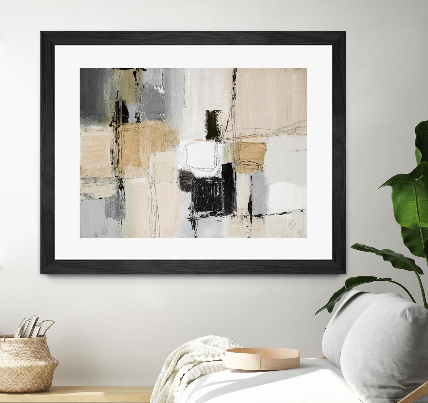 Neutral Variety by Lanie Loreth on GIANT ART - beige abstract