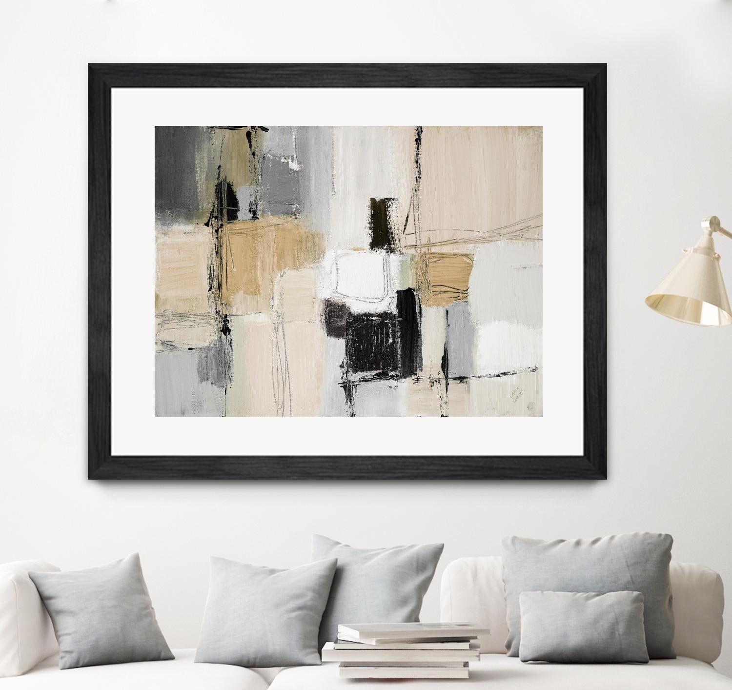 Neutral Variety by Lanie Loreth on GIANT ART - beige abstract