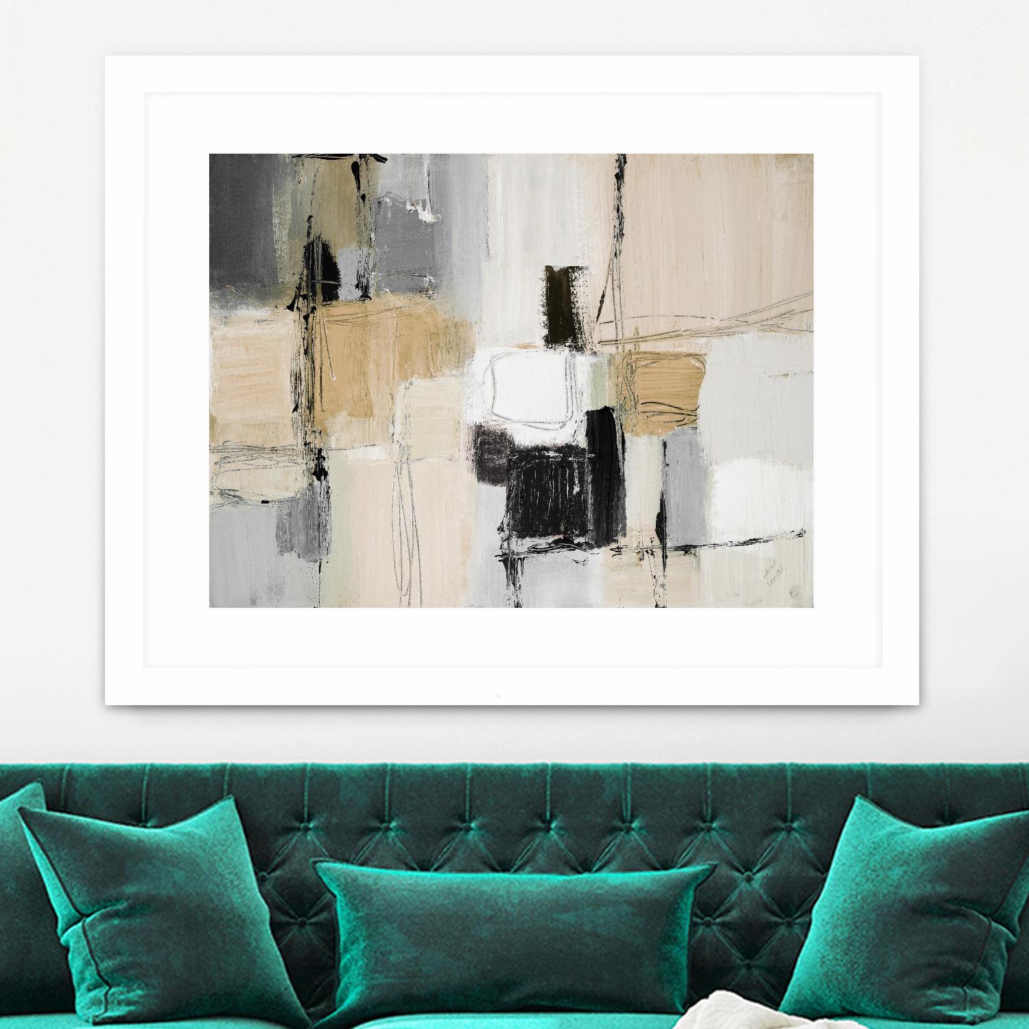 Neutral Variety by Lanie Loreth on GIANT ART - beige abstract