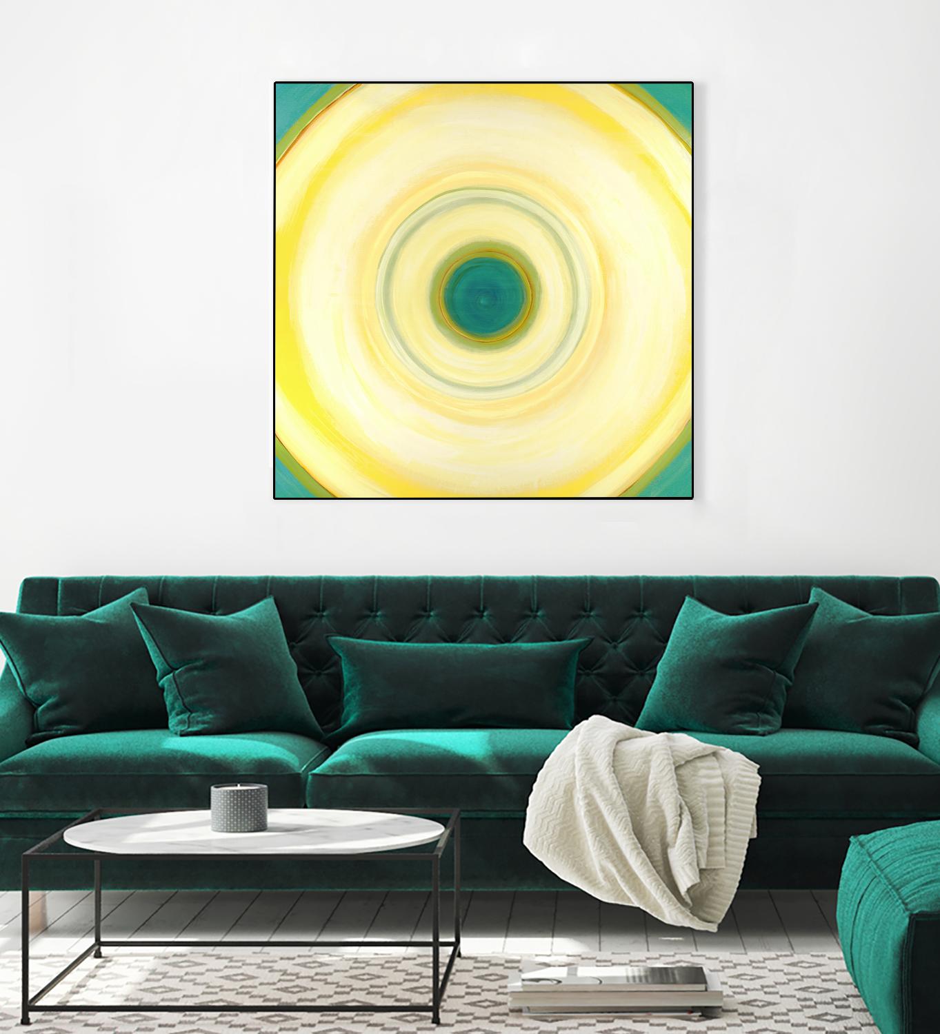 Soft Focus by Liz Jardine on GIANT ART - blue abstract