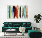 Even Flow by Randy Hibberd on GIANT ART - red abstract surf