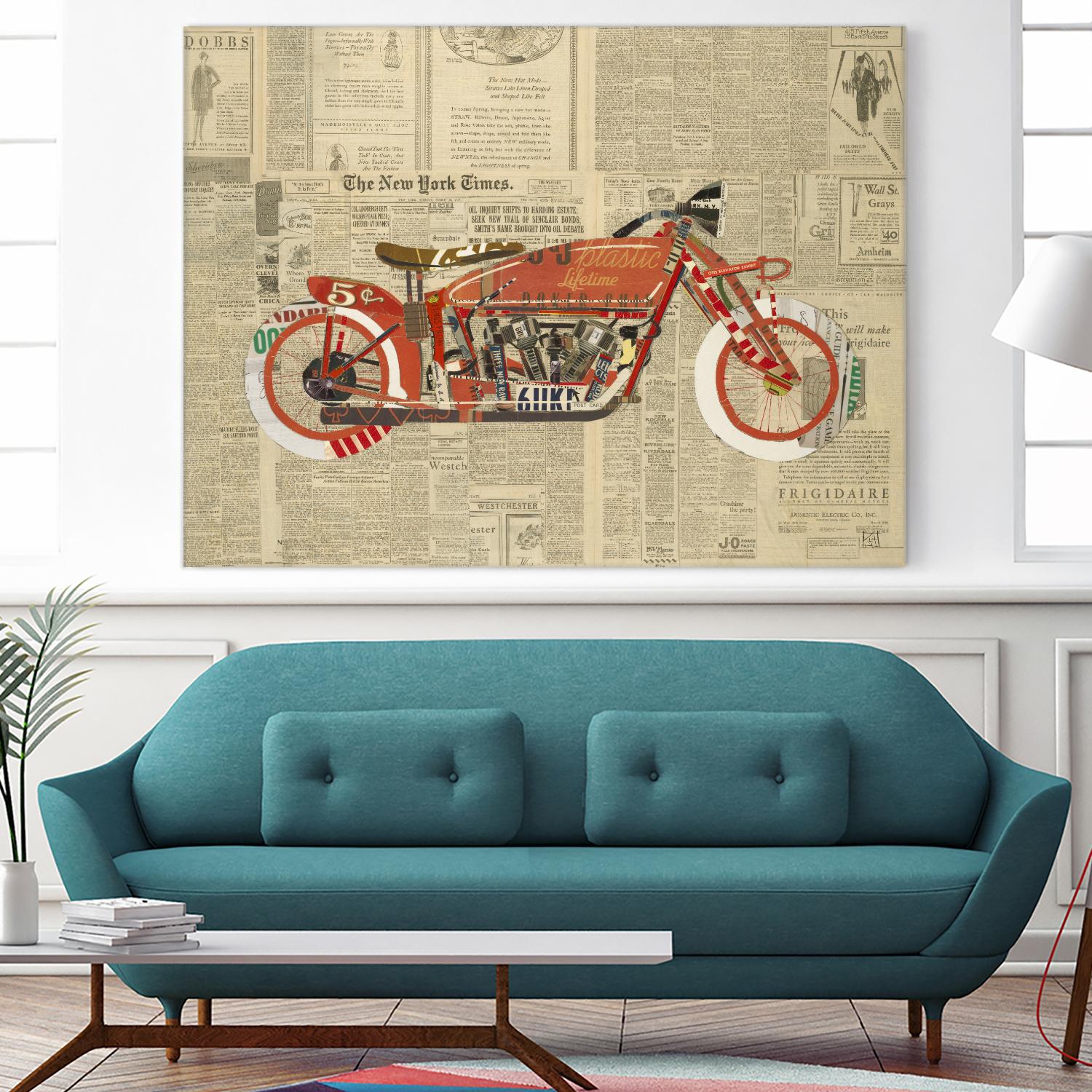 Vintage Red by Kelsey Hochstatter on GIANT ART - red vintage