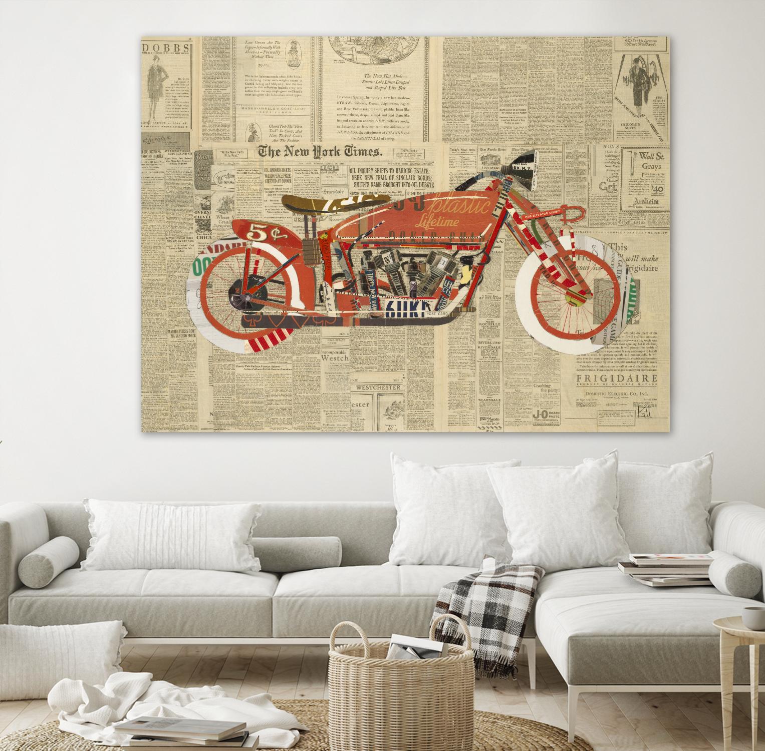 Vintage Red by Kelsey Hochstatter on GIANT ART - red vintage