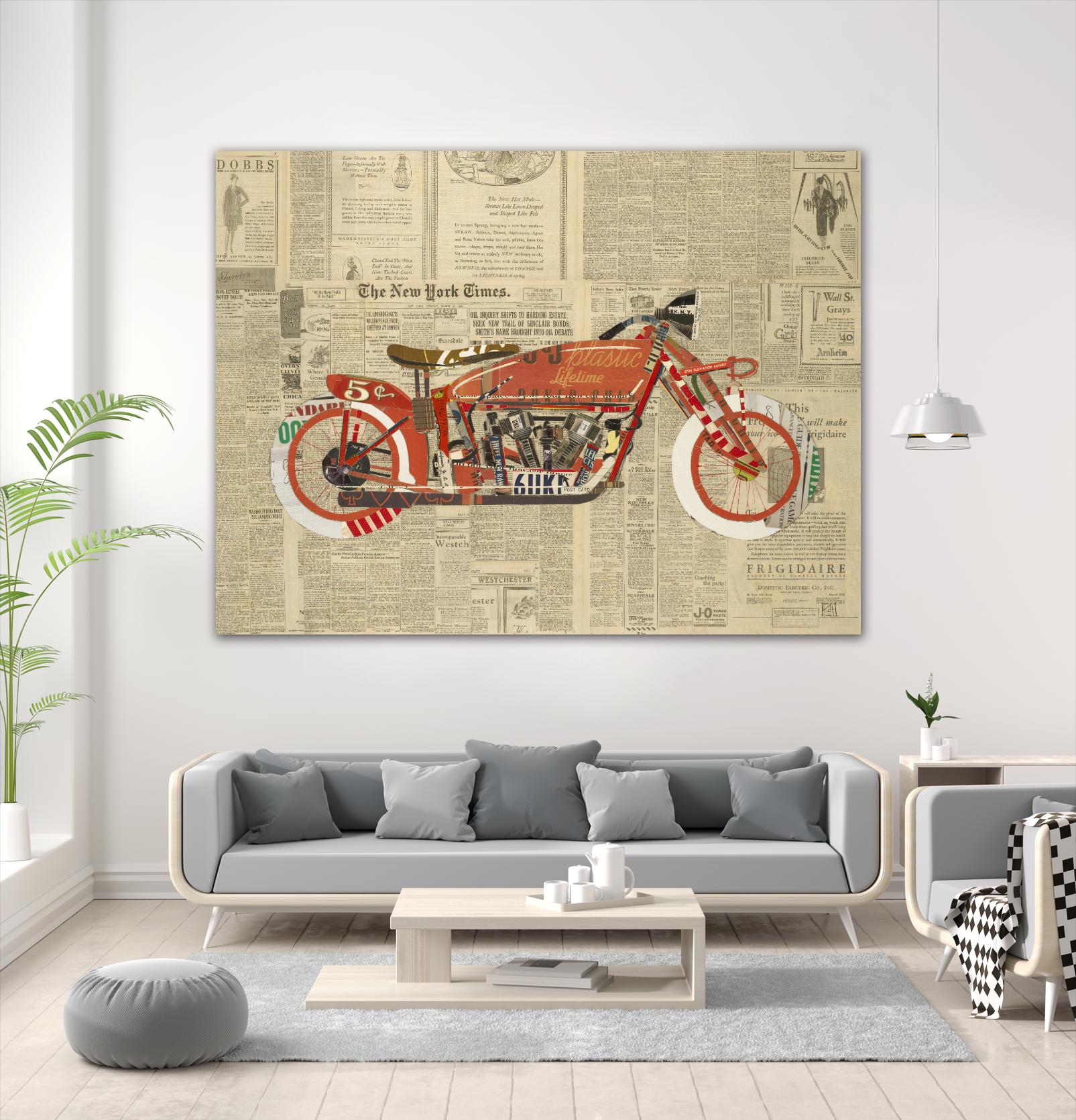 Vintage Red by Kelsey Hochstatter on GIANT ART - red vintage