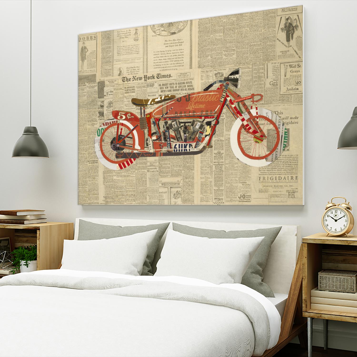 Vintage Red by Kelsey Hochstatter on GIANT ART - red vintage