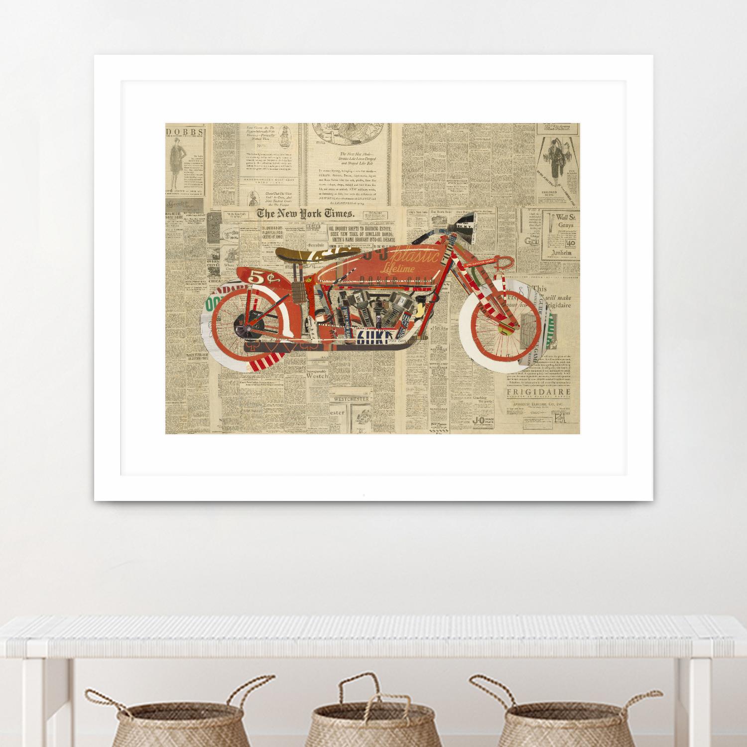 Vintage Red by Kelsey Hochstatter on GIANT ART - red vintage