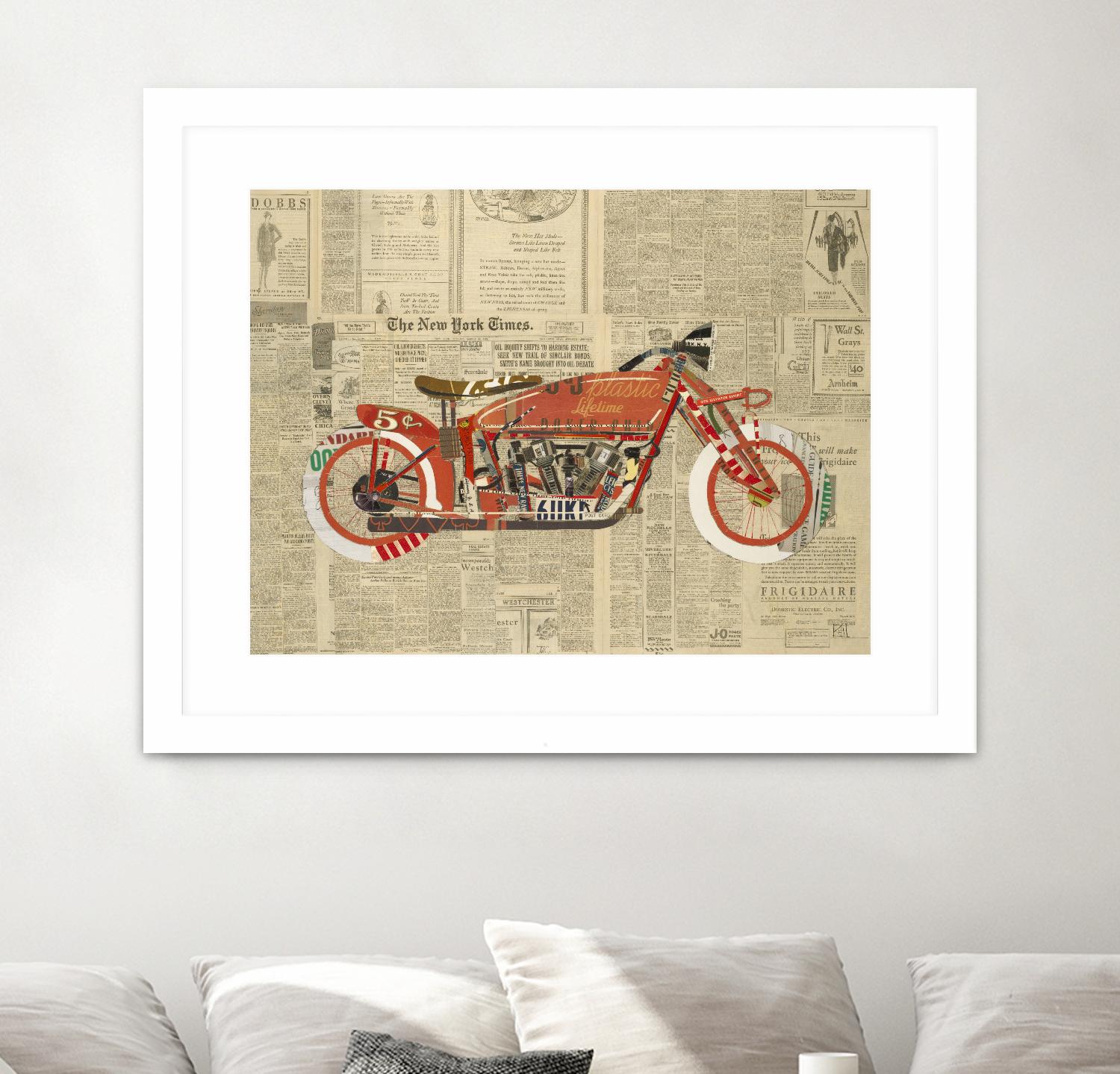 Vintage Red by Kelsey Hochstatter on GIANT ART - red vintage