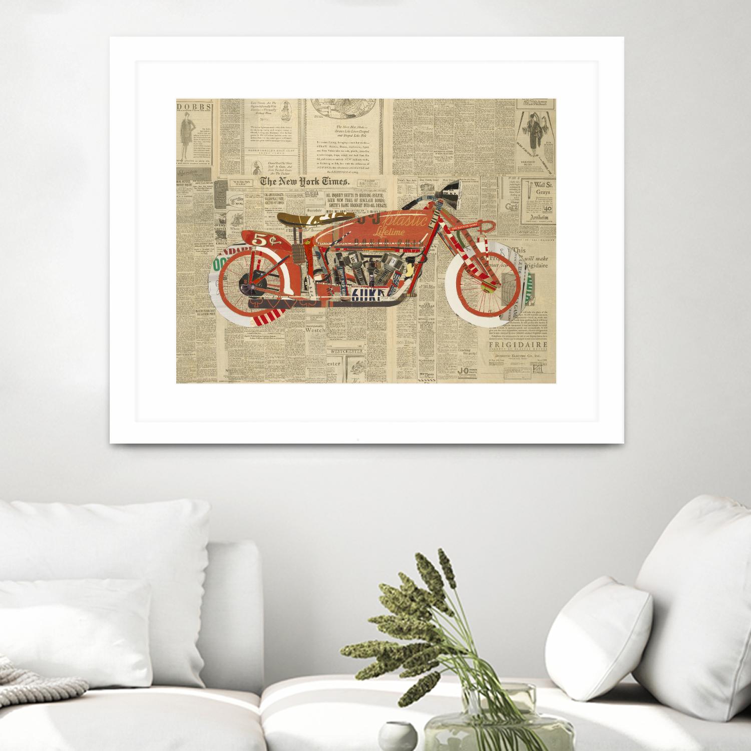 Vintage Red by Kelsey Hochstatter on GIANT ART - red vintage