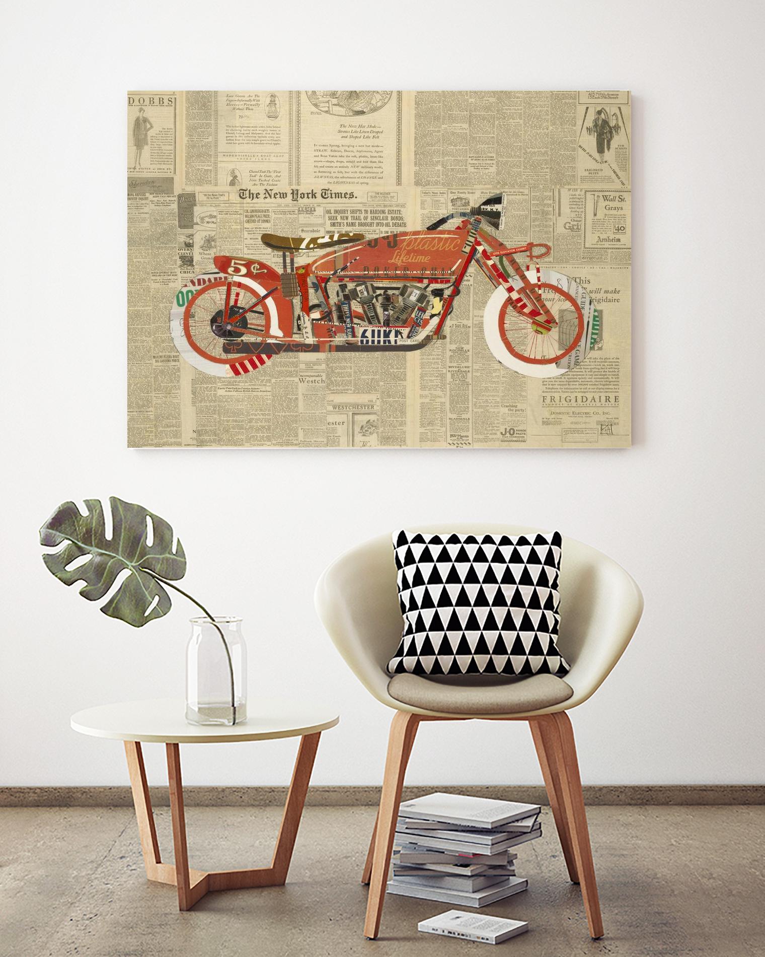 Vintage Red by Kelsey Hochstatter on GIANT ART - red vintage