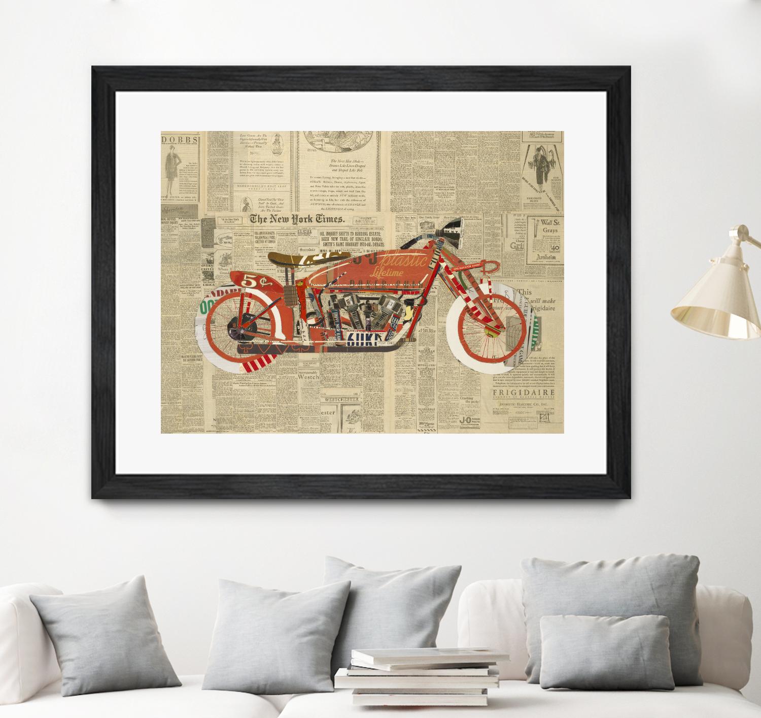 Vintage Red by Kelsey Hochstatter on GIANT ART - red vintage