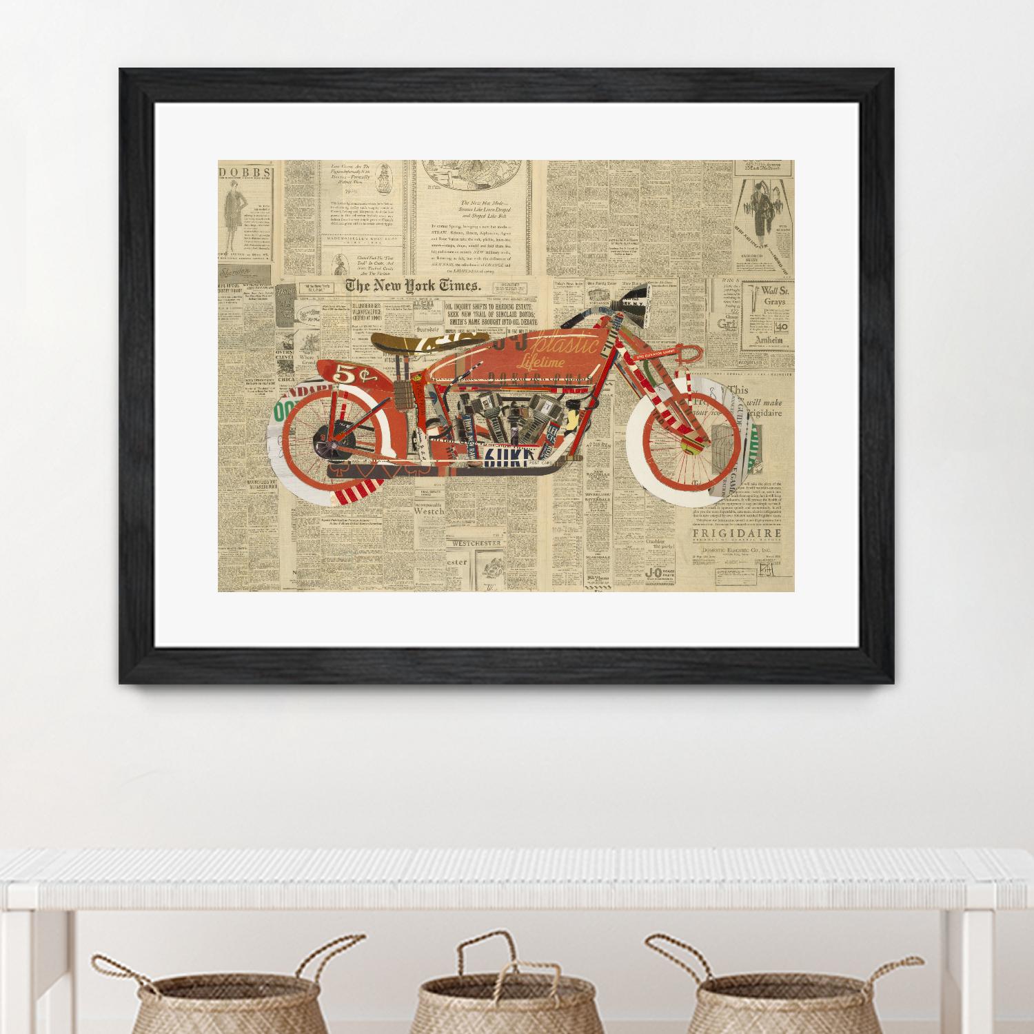 Vintage Red by Kelsey Hochstatter on GIANT ART - red vintage