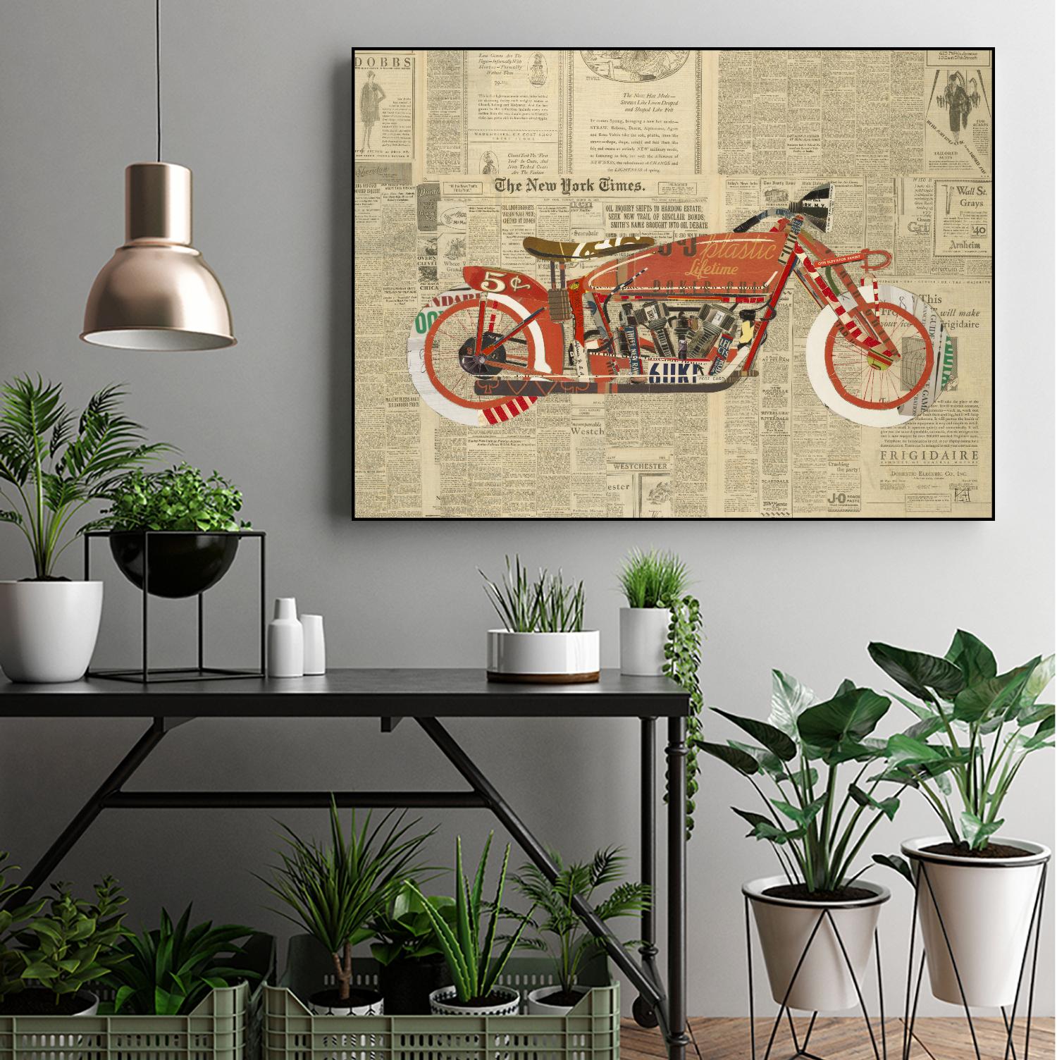 Vintage Red by Kelsey Hochstatter on GIANT ART - red vintage