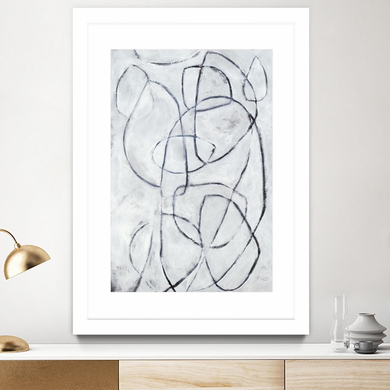 Suspended Time by Jeff Iorillo on GIANT ART - grays black & white gray