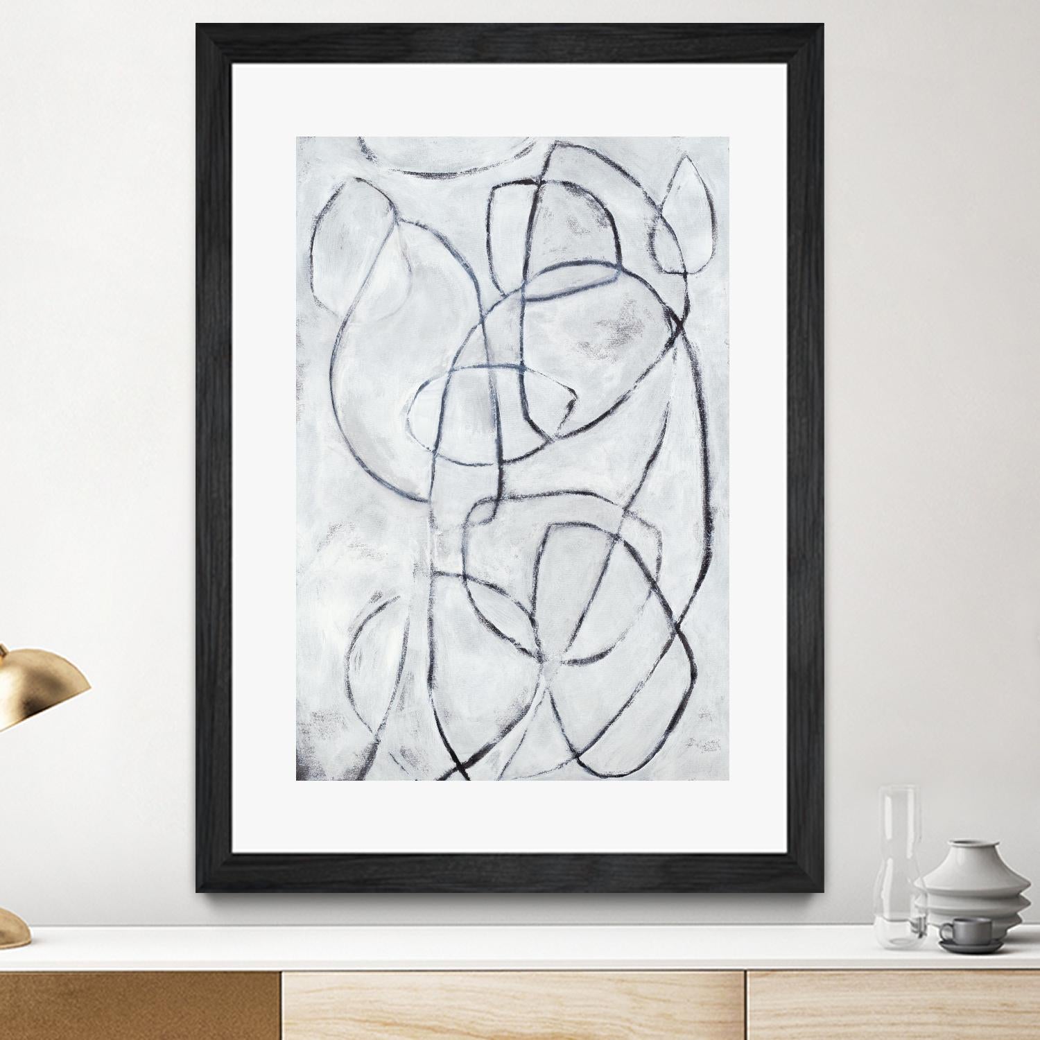 Suspended Time by Jeff Iorillo on GIANT ART - grays black & white gray