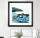 Boats by Beth Ann Lawson on GIANT ART - blues coastal ocean