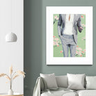 Mr. Why Not by Beth Ann Lawson on GIANT ART - grays figurative fashion