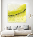 Lime Poppy by Laura Van Horne on GIANT ART - black abstract
