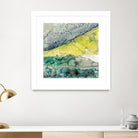 Water Hills by Laura VanHorne on GIANT ART - turquoise abstract