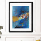 Rhapsody in Blue I by Jodi Fuchs on GIANT ART - blue abstract