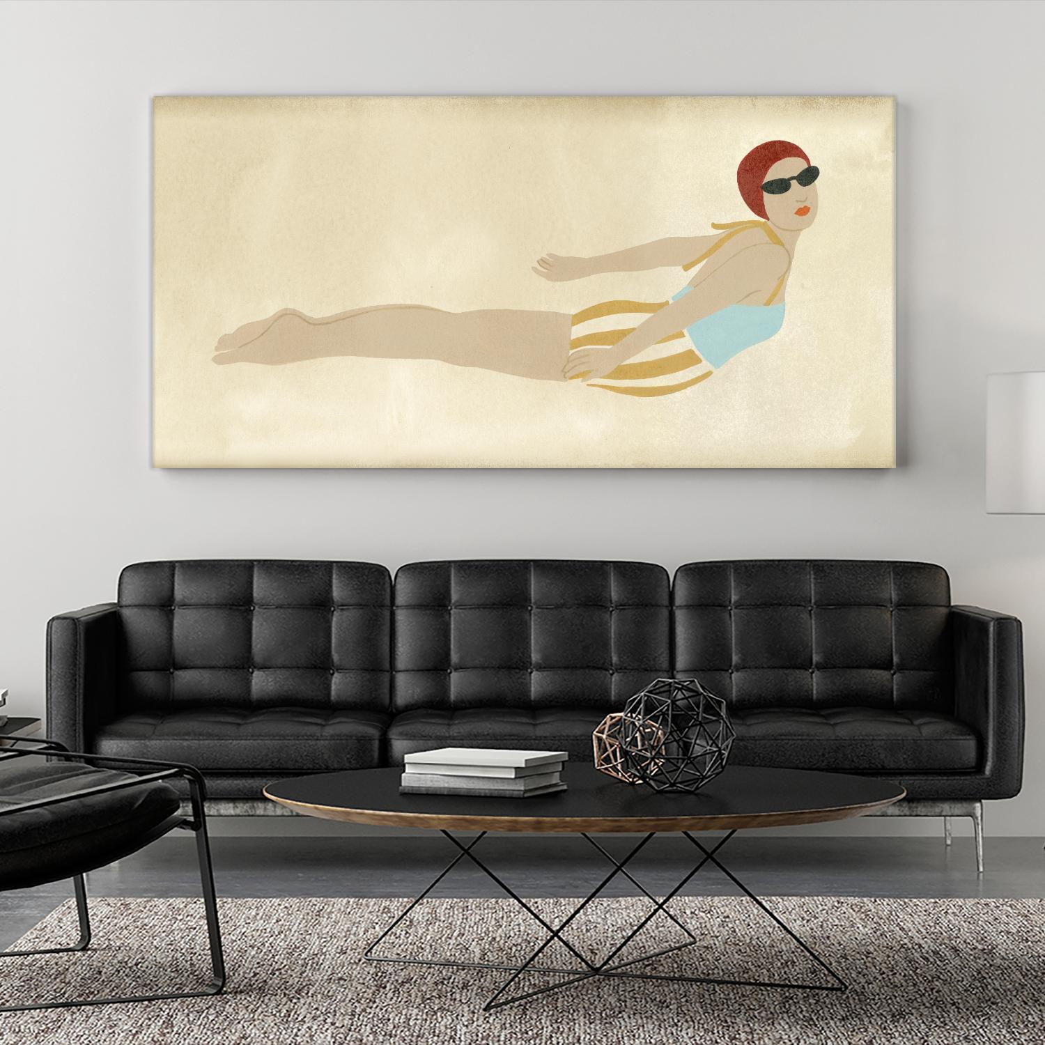 Vintage Diver I by June Erica Vess on GIANT ART - fashion