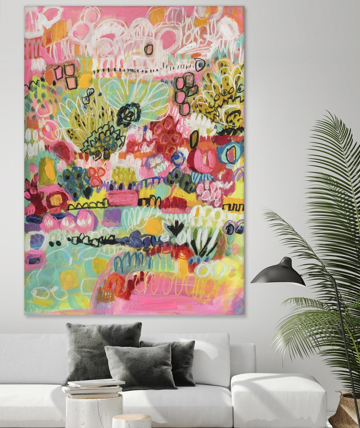 Boho Garden III by Karen Fields on GIANT ART - abstract