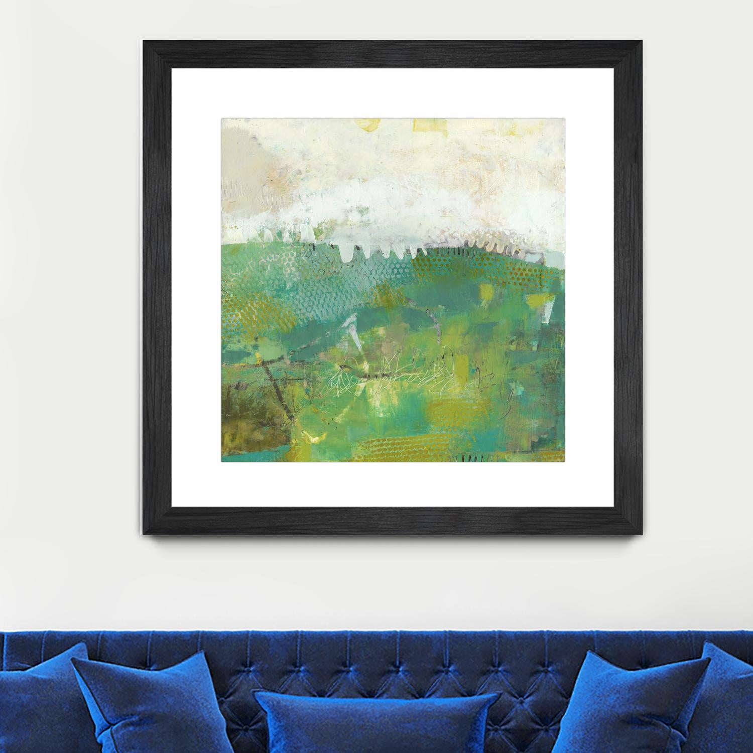 Twink by Sue Jachimiec on GIANT ART - green abstract