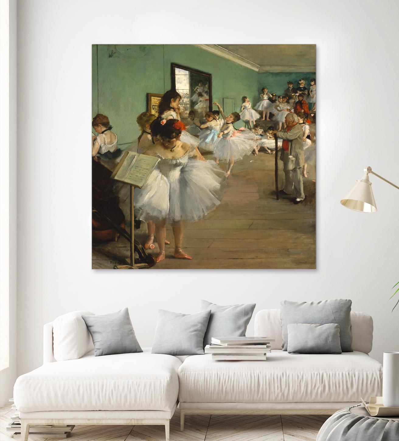 The Dance Class by Edgar Degas on GIANT ART - brown fashion