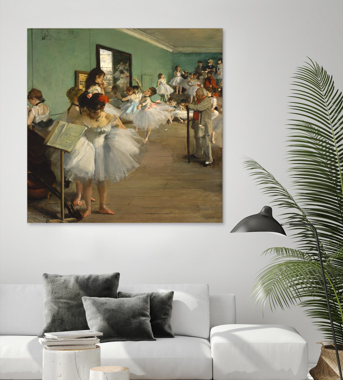 The Dance Class by Edgar Degas on GIANT ART - brown fashion