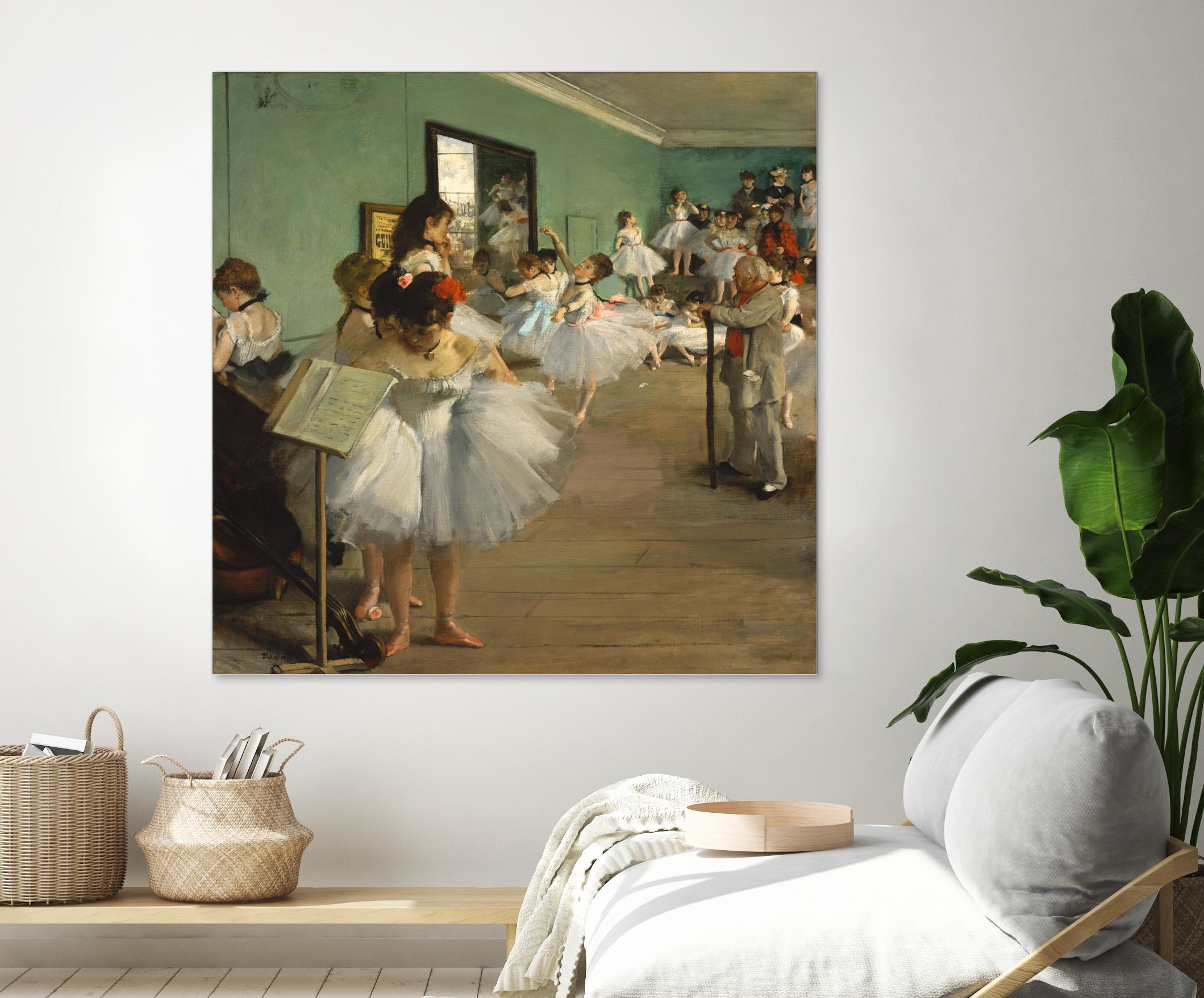 The Dance Class by Edgar Degas on GIANT ART - brown fashion