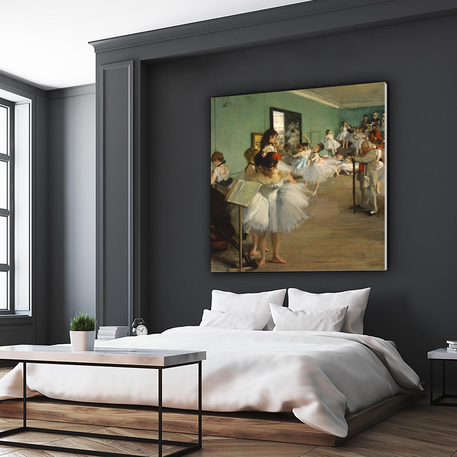 The Dance Class by Edgar Degas on GIANT ART - brown fashion