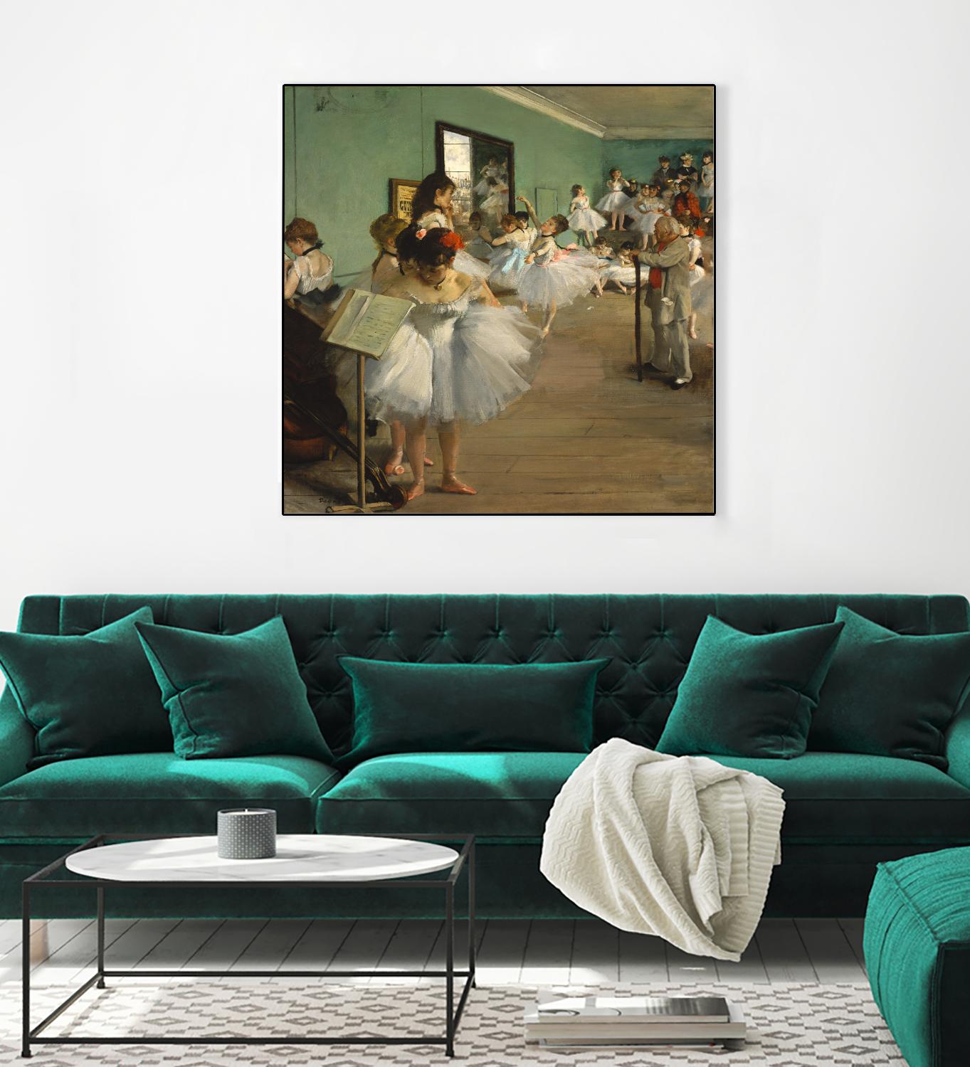The Dance Class by Edgar Degas on GIANT ART - brown fashion