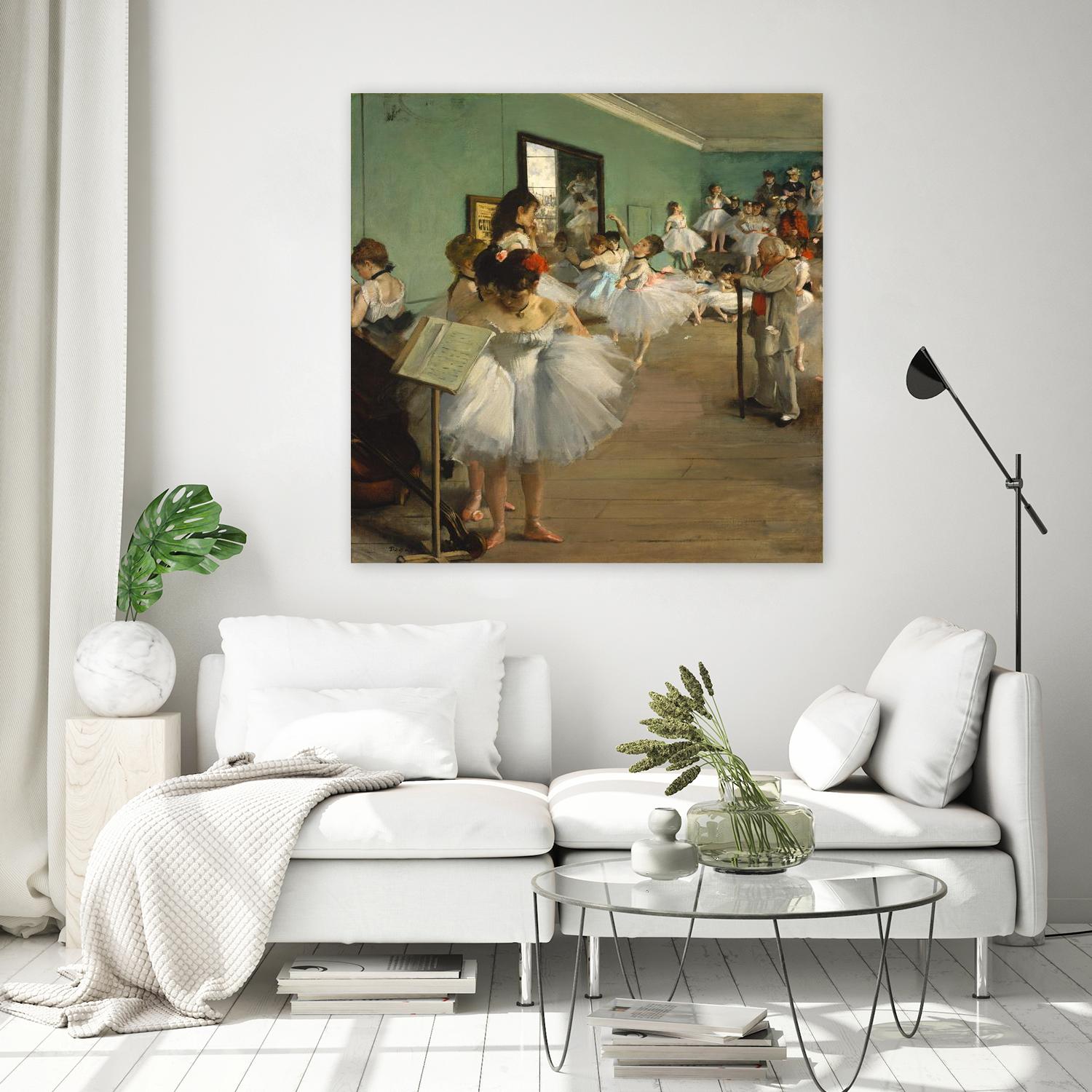 The Dance Class by Edgar Degas on GIANT ART - brown fashion