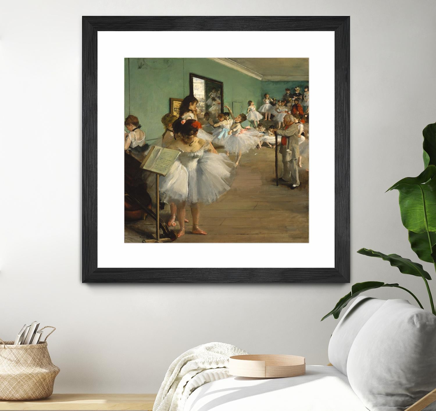 The Dance Class by Edgar Degas on GIANT ART - brown fashion