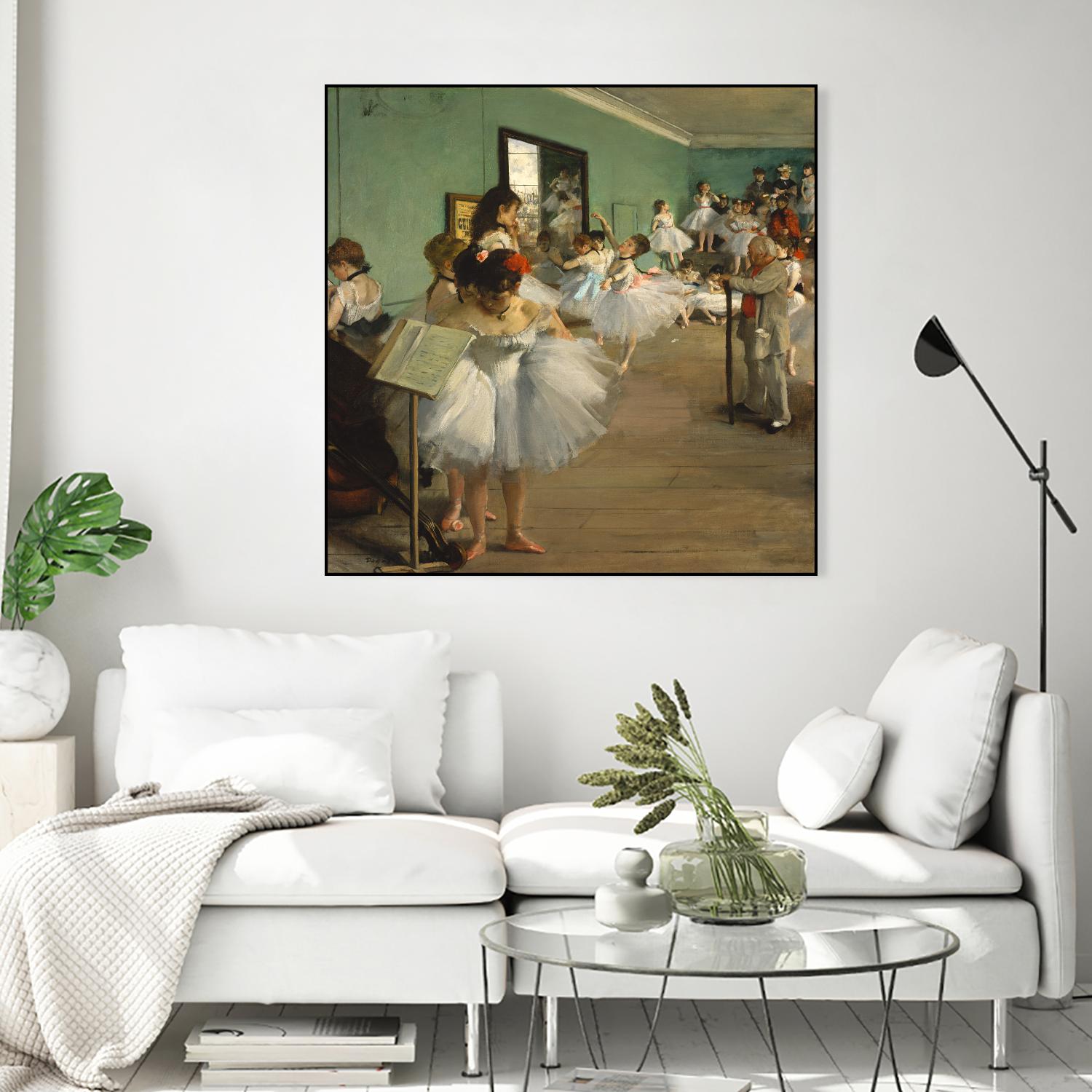 The Dance Class by Edgar Degas on GIANT ART - brown fashion