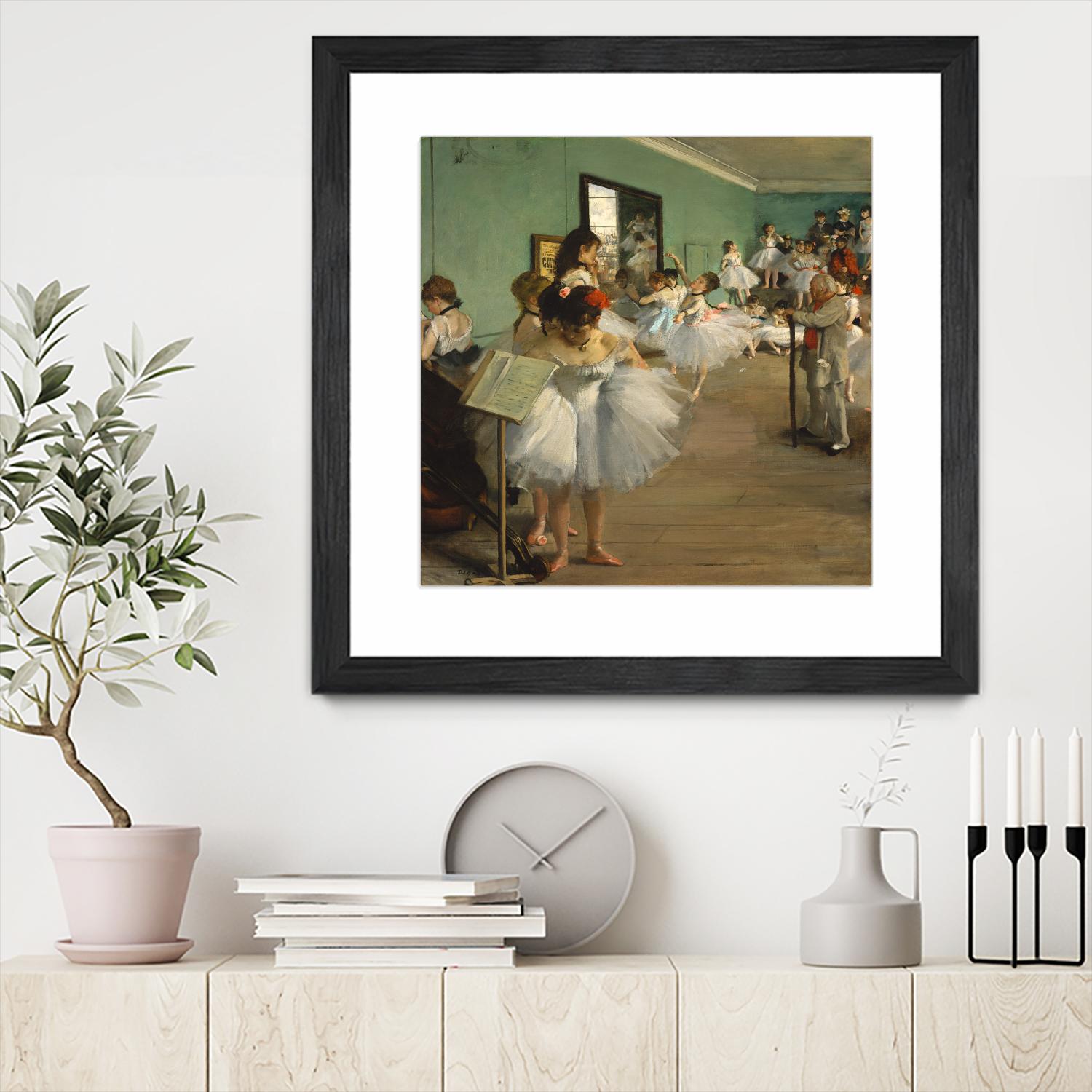 The Dance Class by Edgar Degas on GIANT ART - brown fashion