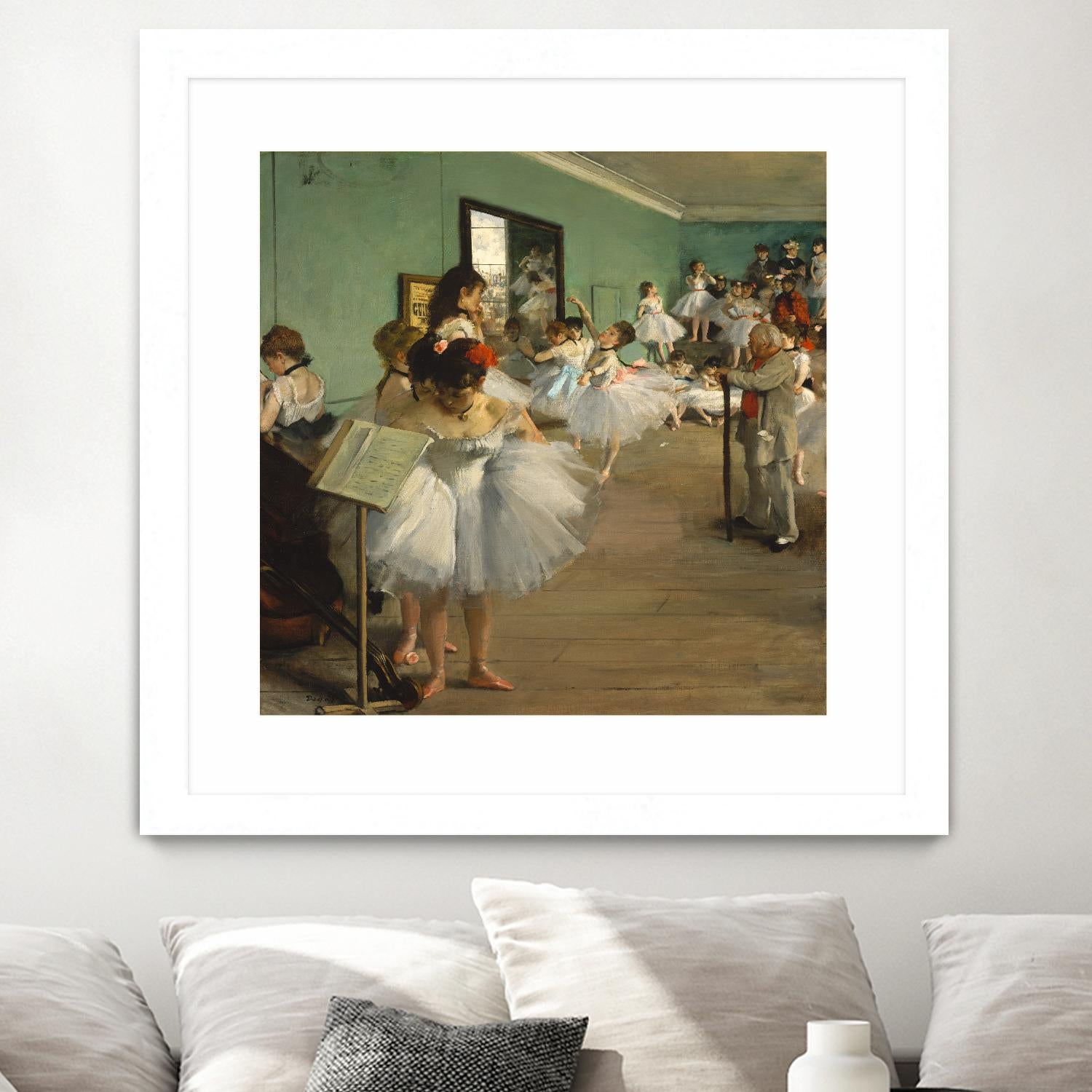 The Dance Class by Edgar Degas on GIANT ART - brown fashion
