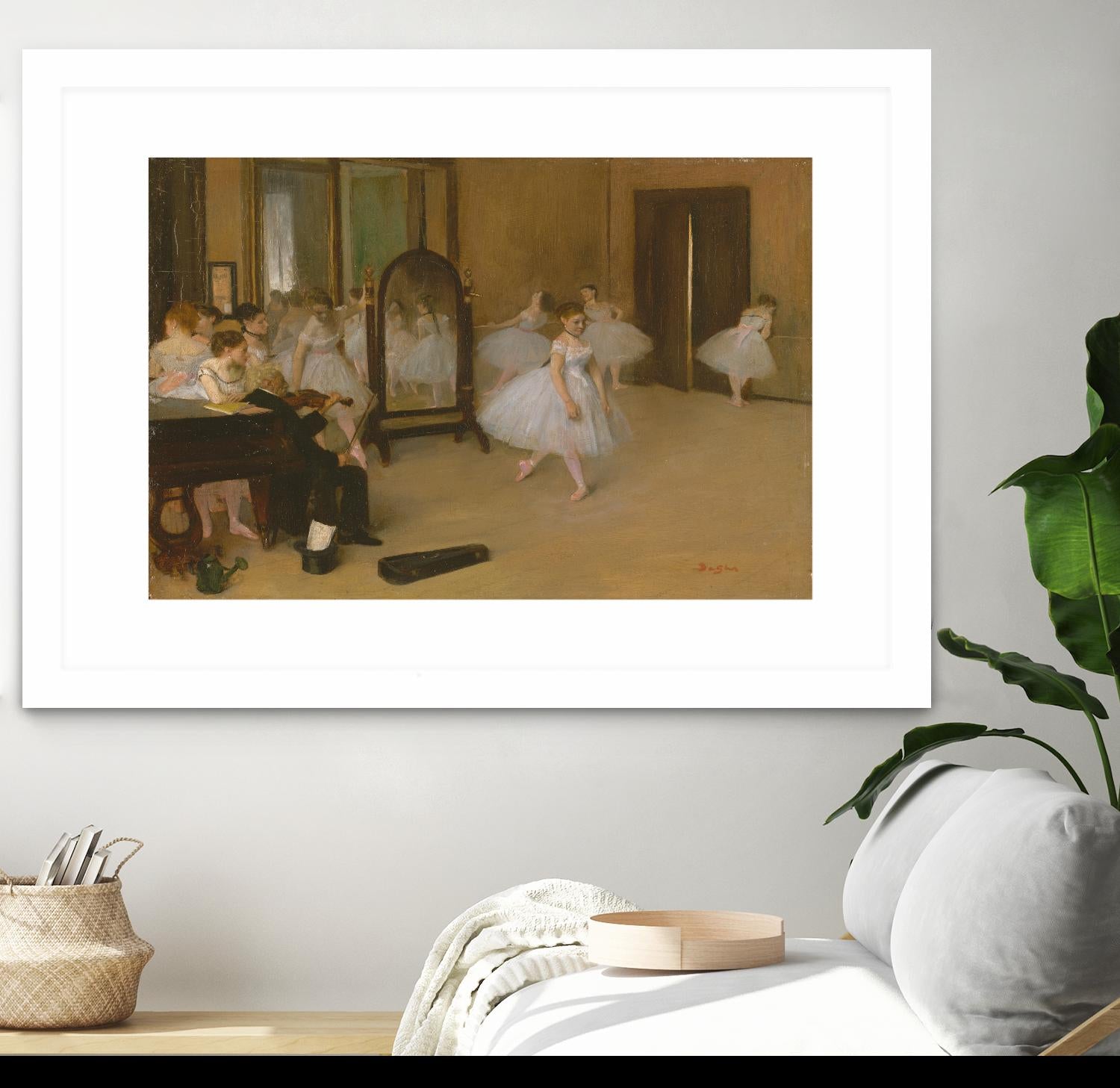 The Dancing Class by Edgar Degas on GIANT ART - brown fashion