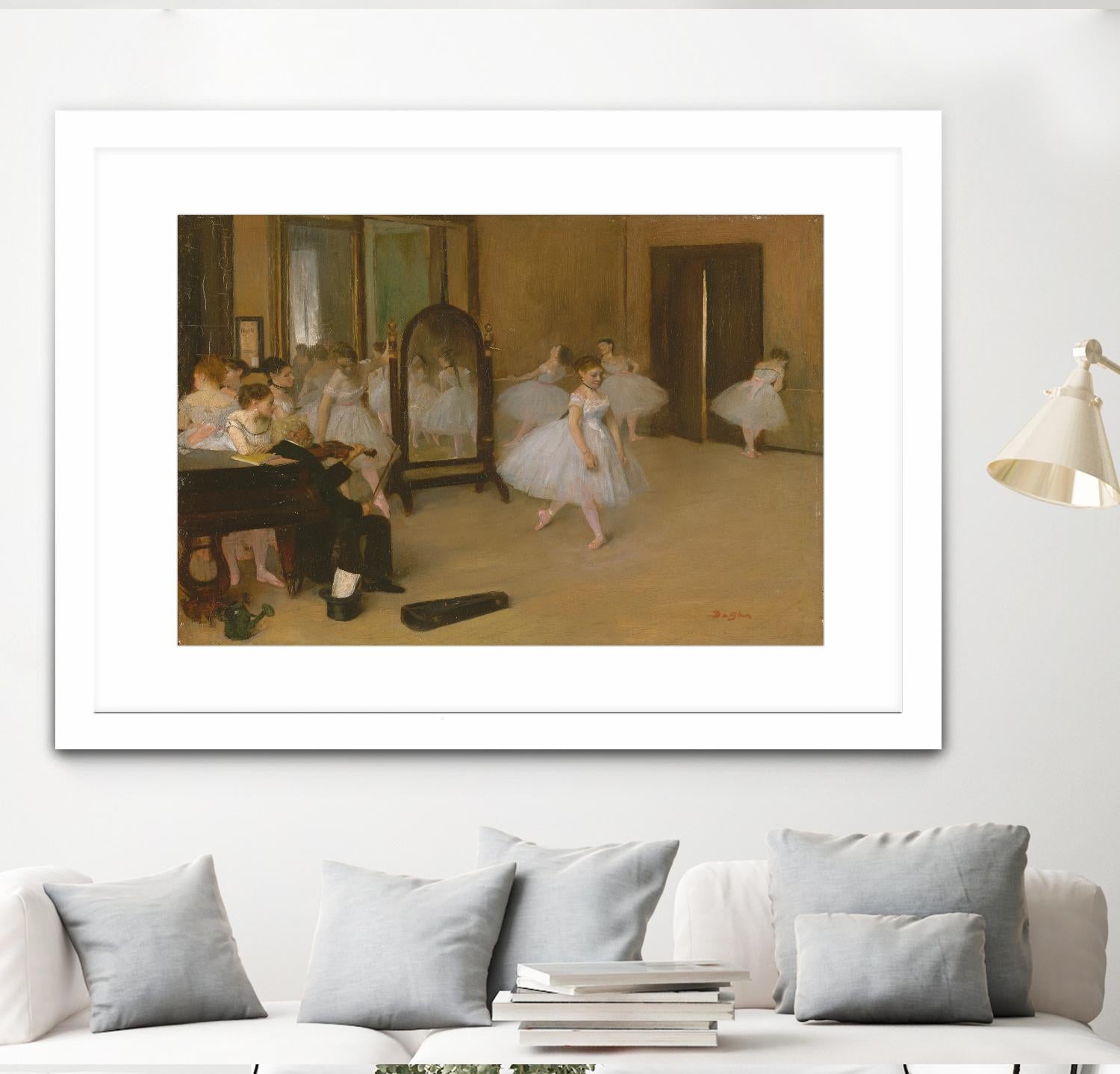 The Dancing Class by Edgar Degas on GIANT ART - brown fashion