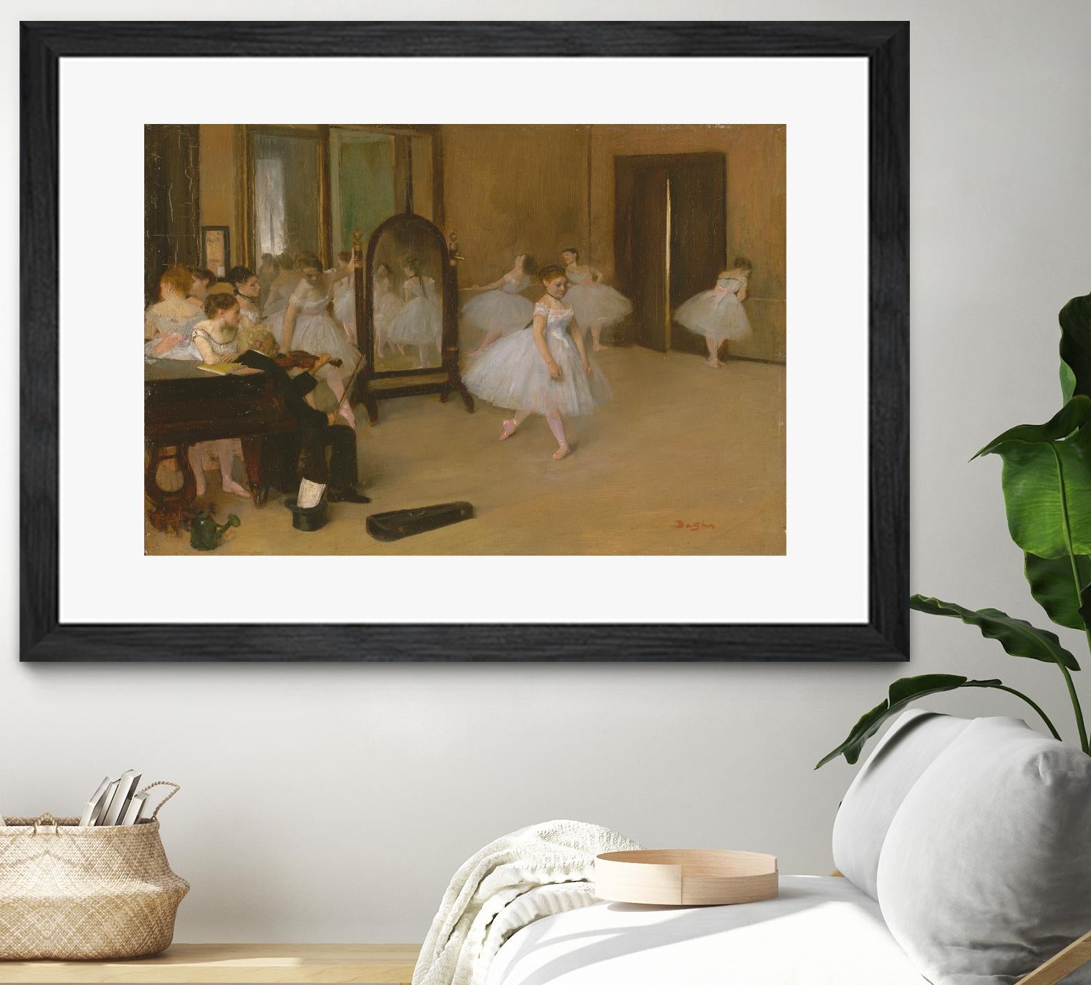 The Dancing Class by Edgar Degas on GIANT ART - brown fashion