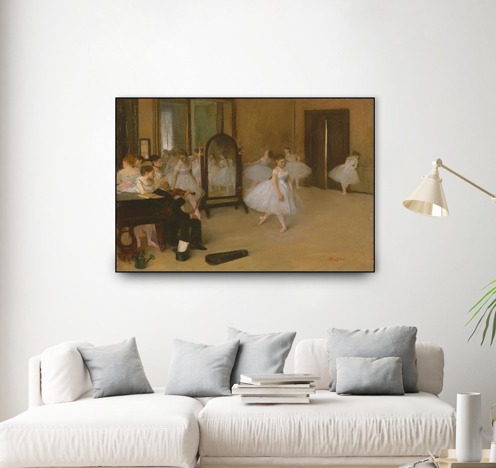 The Dancing Class by Edgar Degas on GIANT ART - brown fashion