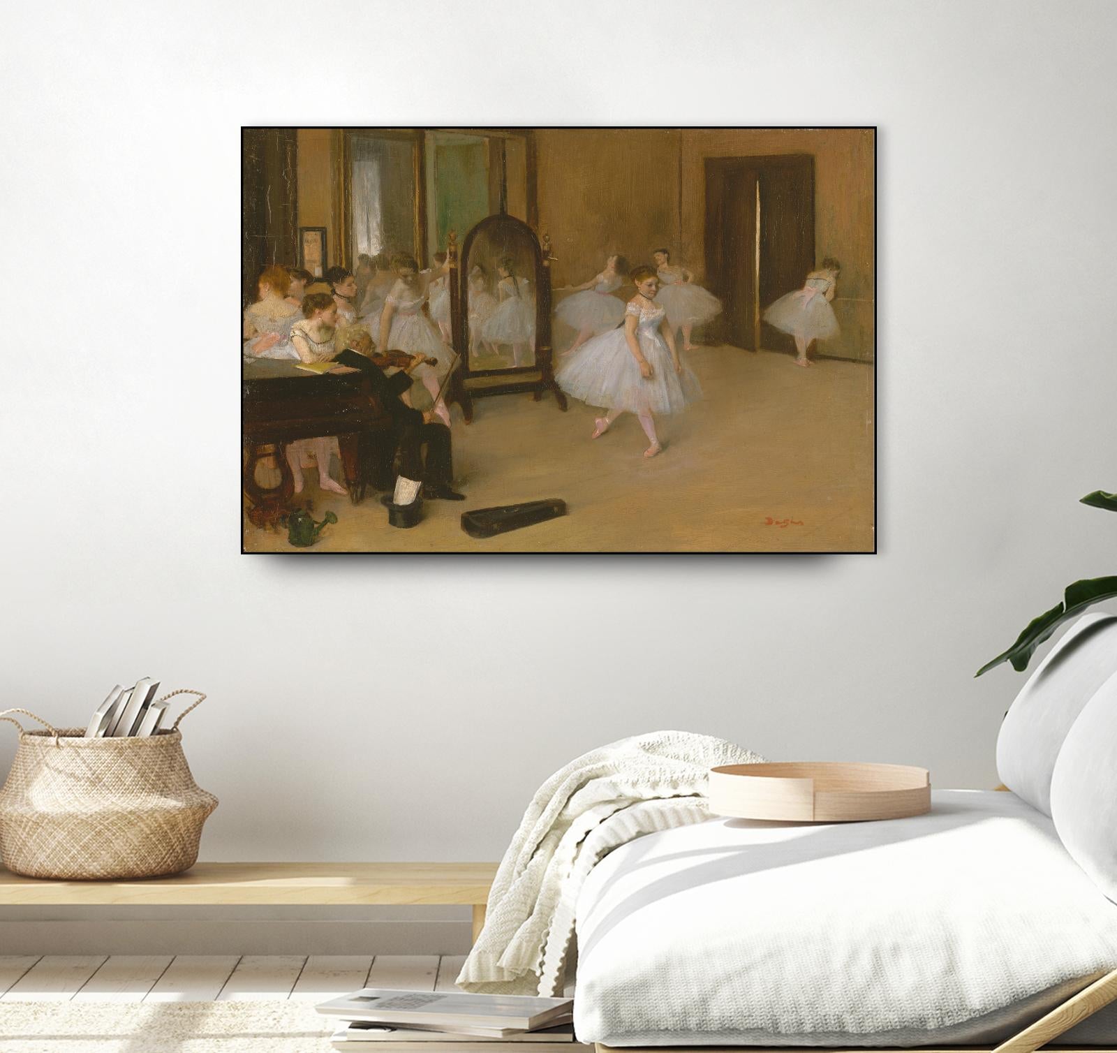 The Dancing Class by Edgar Degas on GIANT ART - brown fashion