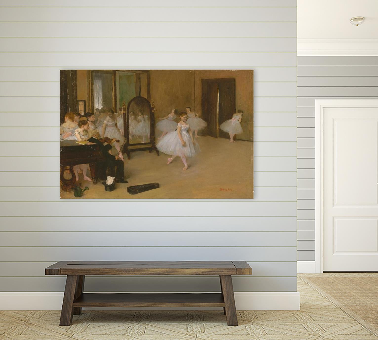 The Dancing Class by Edgar Degas on GIANT ART - brown fashion
